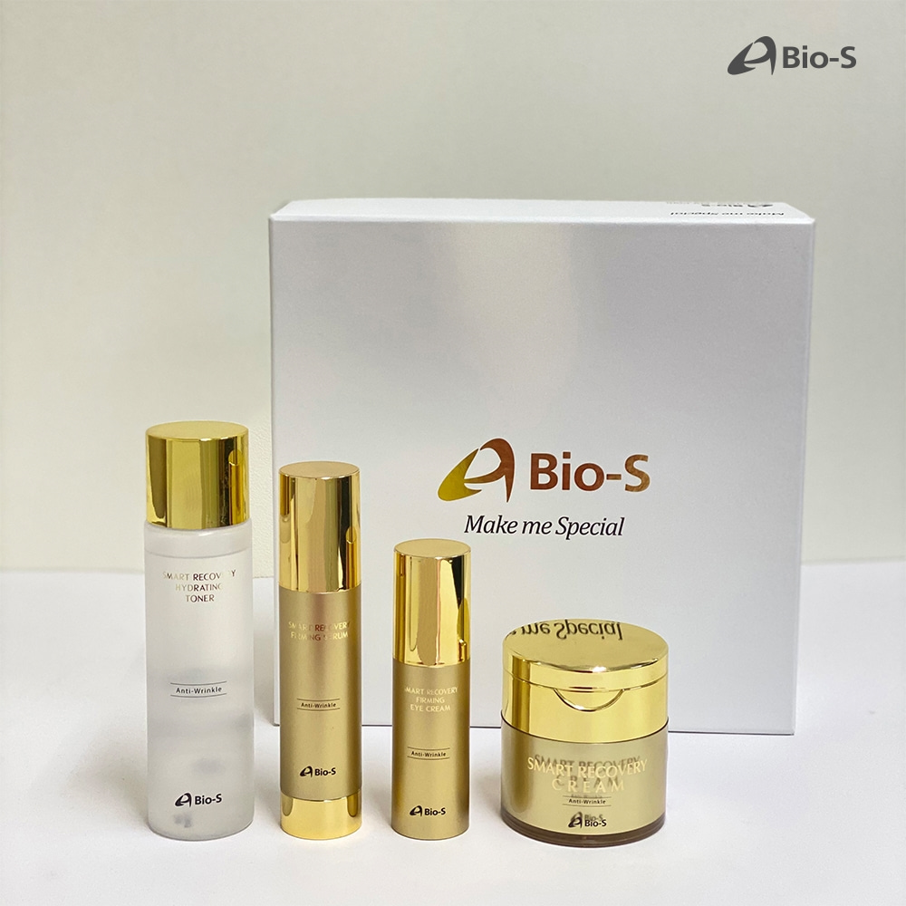 Bio-S 바이오에스-[set]스마트 리커버리 4종(보르피린 탄력 토너+세럼+아이크림+크림)